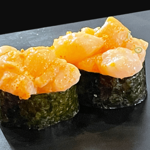 Chopped-Scallop nigiri